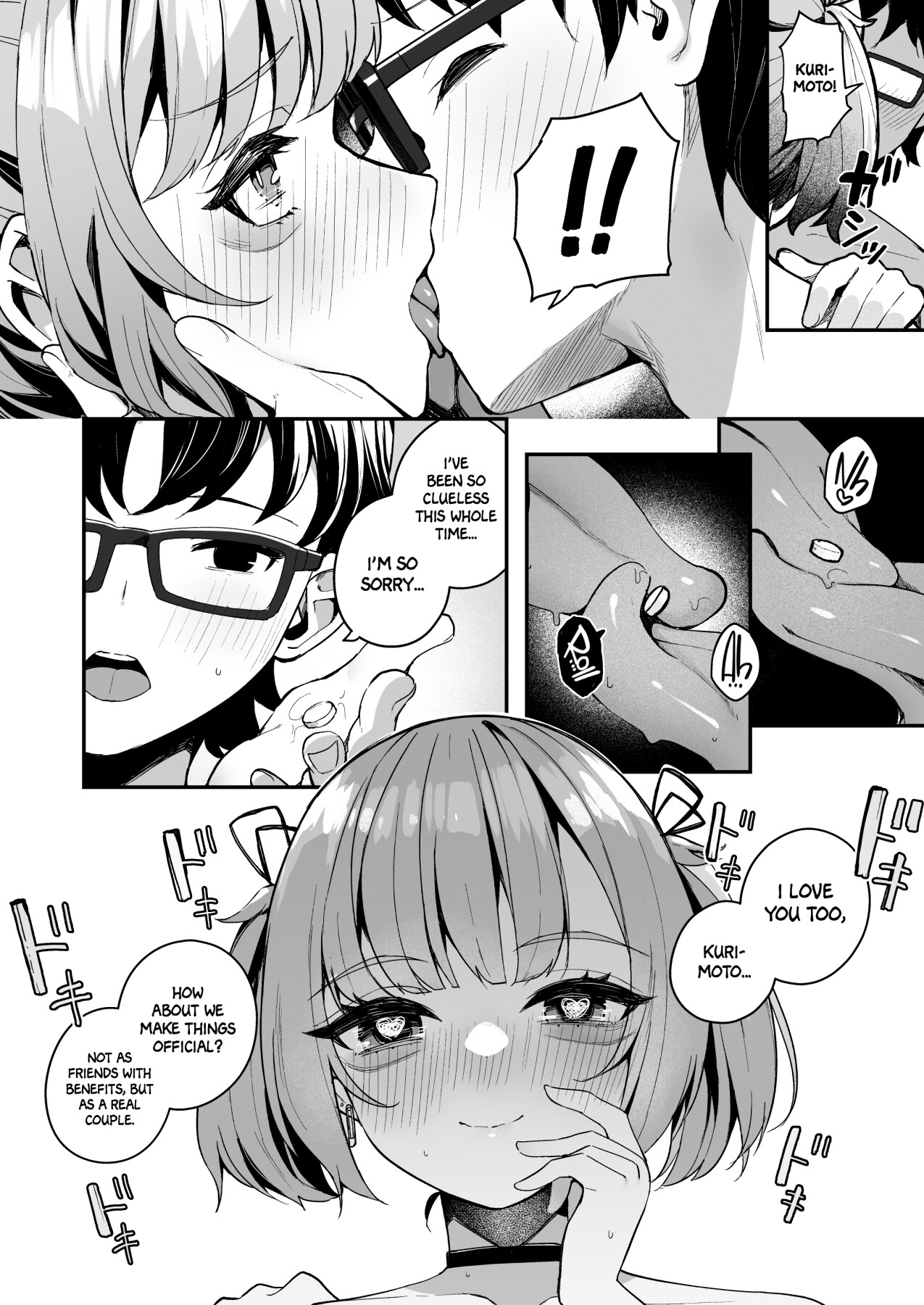 Hentai Manga Comic-Love advice is almost always about sex, right!? ~A story about crossing the line and having sex with a bad friend and junior~-Read-27